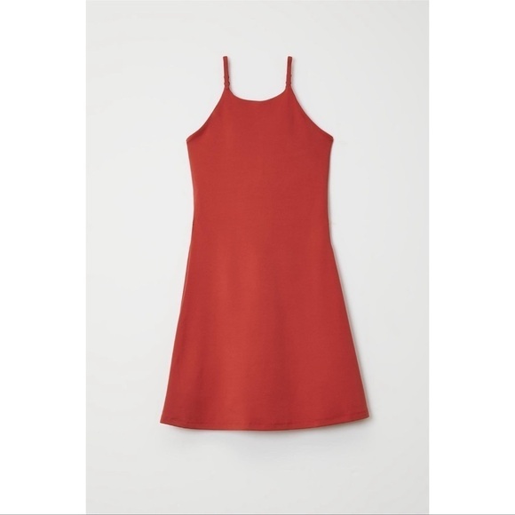 GIRLFRIEND COLLECTIVE Naomi Workout Dress In Lava - Picture 1 of 9